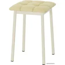 Табурет AMC Comfort 7К3.15 (кожзам, светло-желтый/слоновая кость)
