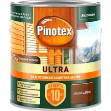 Лазурь для древесины Pinotex Ультра Влагостойкая 5803739 (900мл, красное дерево)