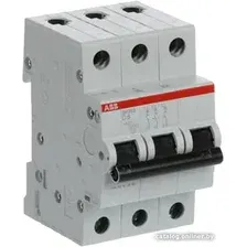 Выключатель автоматический ABB SH203-C6 3P 6А 2CDS213001R0064