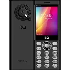 Кнопочный телефон BQ BQ-2832 Barrel XL (черный/серебристый)