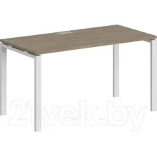 Письменный стол Norden 140x70x75 / SG.205.OD.63.WH (белый/дуб темный)
