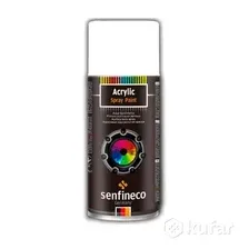 Акриловый грунт-спрей SENFINECO Primer Acrylic White белый 400мл RAL9010 SENFINECO 5007