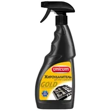 Средство для очистки грилей, плит, духовых шкафов от жира Unicum Gold, курок, 500 мл