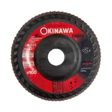 Круг лепестковый шлифовальный 125х22.23 мм P100 Power Okinawa 2023-125-100P-PS