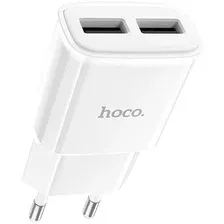 Сетевое зарядное Hoco C88A (белый)