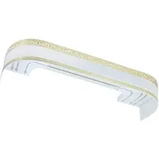 Карниз для штор Legrand Монарх 48070354 (3.2 м, белый глянец)