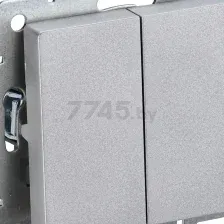 Выключатель IEK Brite BR-V20-0-10-K47 (алюминий)