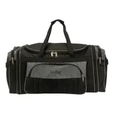 Сумка дорожная Mr.Bag 102-A43R-BGR черный/серый