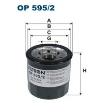 Масляный фильтр FILTRON OP595/2
