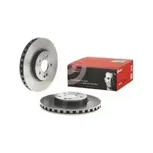 Тормозной диск BREMBO 09.C063.11 вентилируемый , задняя ось