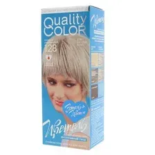 Гель-краска для волос Estel Quality Color Цветель тон 128 (115мл, полярно-серебристый)