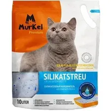 Наполнитель для туалета MurKel Силикагелевый 10л (нейтральный)