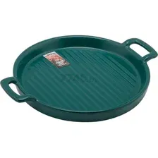 Блюдо керамическое круглое PERFECTO LINEA Asian 23,5х18,5х2,5 см зеленый (17-132350)