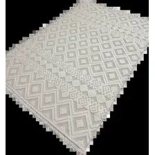 Ковер для жилой комнаты Radjab Carpet Поло Прямоугольник EN 268 12554RK (2x4, Cream)