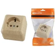 Розетка TDM Electric Ладога SQ1801-0050 (сосна)