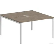 Стол Norden 160x143.8x75 SG.246.OD.44.WH (белый/дуб темный)