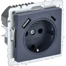 Розетка IEK Brite BR-R14-16-U22-018-K35