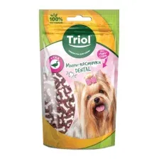 Лакомство для собак Triol Dental из утки для мелких пород (50 г)