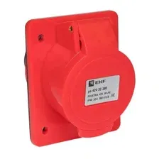 Розетка силовая стационарная 32А 380В 3Р+РЕ IP44 EKF PROxima 424