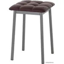 Табурет AMC Comfort 7К4.14 (кожзам, бордо/графит)