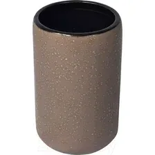 Стакан для зубной щетки и пасты Primanova Noble DR-75002 (коричневый)