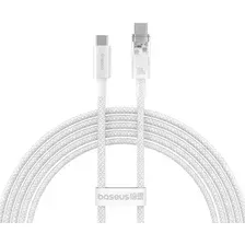 Кабель Baseus Explorer Series Fast Charging with Smart Temperature Control USB Type-C USB Type-C (2 м, белый)