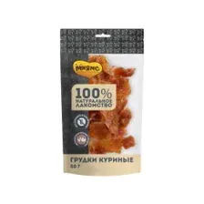 Лакомство Мнямс Грудки куриные для собак 50г