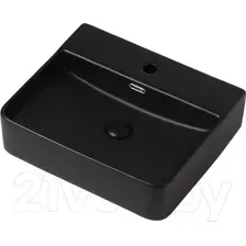 Умывальник Abber Rechteck AC2203MB (черный матовый)