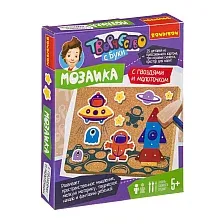 Развивающая игра Bondibon Мозаика с гвоздями и молоточком / ВВ3951