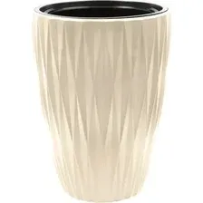 Кашпо Form-Plastic Caro Slim FP-5820-109 (миндальный)