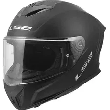 Мотошлем LS2 FF820 Rapid III Solid (S, черный матовый)