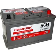Автомобильный аккумулятор Dynamatrix AGM DEK800 800A (80 А·ч)