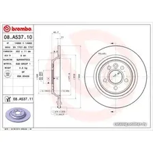 Тормозной диск Brembo 08A53711