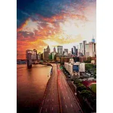 Картина Stamprint Город в закате СТ004 (85x60)
