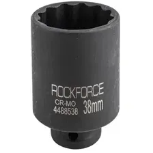 RF4488538 Головка ударная глубокая 38мм (12гр.), 1/2 ROCK FORCE