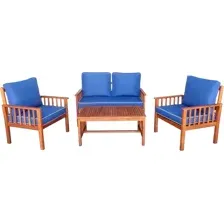 Комплект садовой мебели National Tree Company из акации TP6060 (4 предмета)