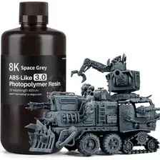 Фотополимер Elegoo 8K ABSlike V3.0 1кг (серый)