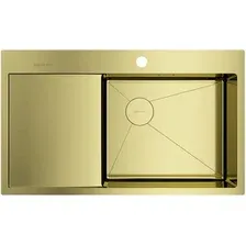 Кухонная мойка Omoikiri Akisame 86-LG-R 4997046 (светлое золото)