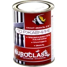 Эмаль Euroclass грунт-эмаль по ржавчине (черный, 0.9 кг)