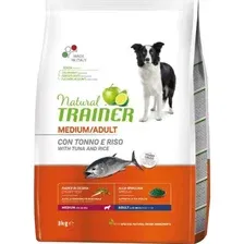 Корм для собак Trainer Natural, Adult Medium, тунец/рис/морская водоросль, 3 кг