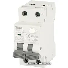 Дифференциальный автомат GEYA GYR9N 1P+N 10A C 6кА 30 мА AC GYR9NMC1030MA