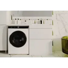 Тумба с умывальником Symbolite Даллас 130 Люкс Plus + Даллас 130x48.2 (правый, белый)