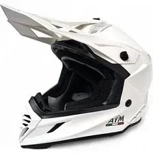 Мотошлем AiM RH855 Fiber Glass RH855-007-XL (XL, белый глянец)