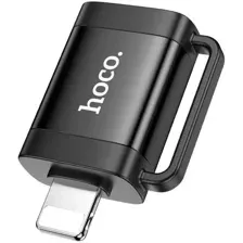 Адаптер Hoco UA31A USB Type-A - Lightning (черный)