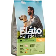 Сухой корм для собак Elato Holistic Lite Для средних и крупных пород с курицей и индейкой (2.5 кг)