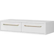 Туалетный столик Shtabe Royal 5210 эко (белый/р.золото)