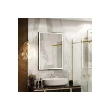 Зеркало Континент Frame Black LED с бесконтактным сенсором (70х100)