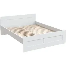 Кровать Mio Tesoro Сириус 160x200 2.02.04.610.1 (белый)