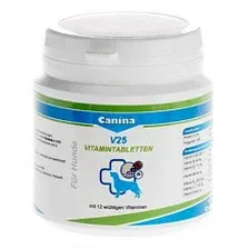 Кормовая добавка для животных Canina V25 Vitamintabletten / 110100 (100г)