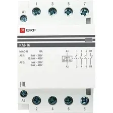 Контактор EKF PROxima КМ 16А 2NО+2NC / km-3-16-22